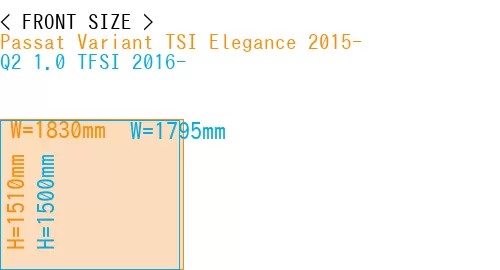 #Passat Variant TSI Elegance 2015- + Q2 1.0 TFSI 2016-